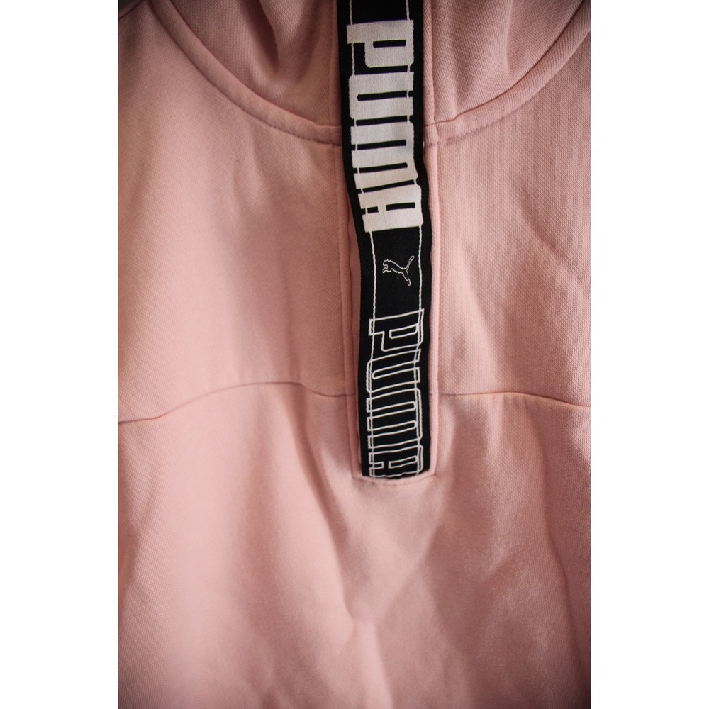 Puma Cropped Quarter Zip Pullover Sweatshirt Athl… - image 3